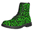 Neon Bat Boots Leather Boots Gothdollbymika